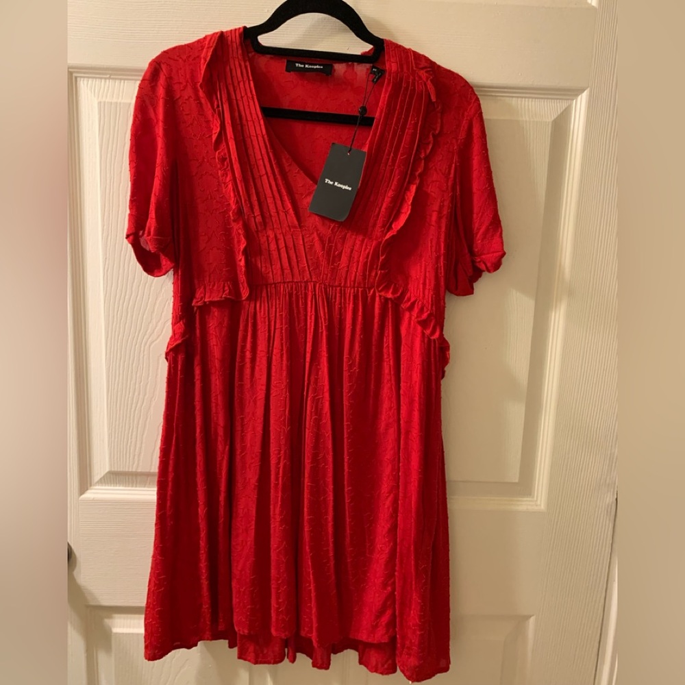 THE KOOPLES V-neck mini Dress with Tags